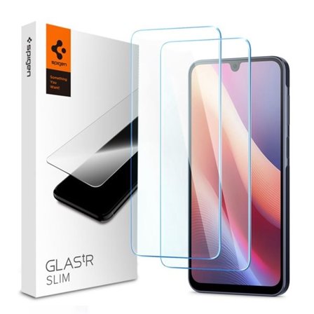 Spigen Glas.tR Slim 2-pack karkaistu lasi Samsung Galaxy A16 4G / 5G - läpinäkyvä - läpinäkyvä