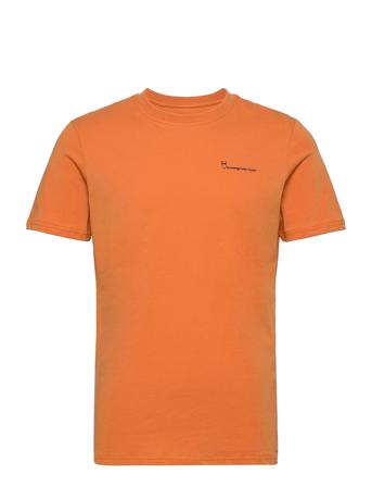 Alder Knowledgecotton Tee - Gots/Ve T-shirt Orange Knowledge Cotton Apparel