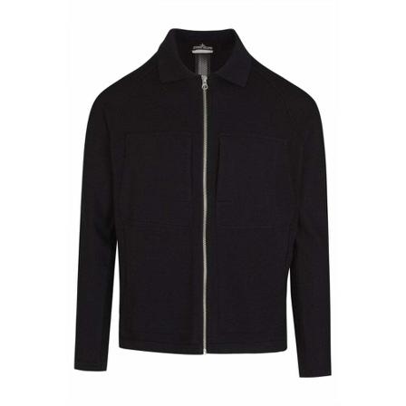 Stone Island Shadow Project Badge Strik Sort, Herre Trøjer