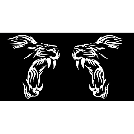 Väggdekor - Ett par Lejon