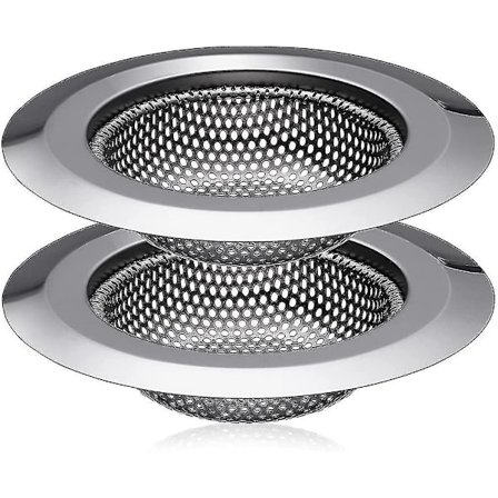 Hårfangst Rist i Rustfrit Stål til Vask, Badekar og Bruser