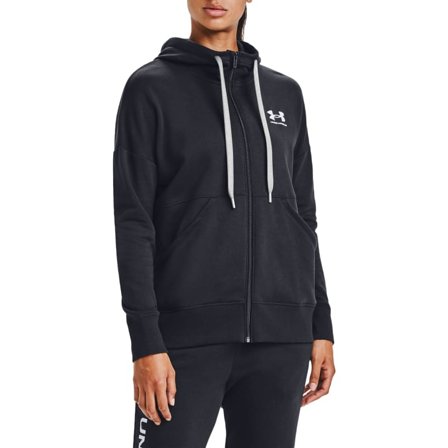 Under Armour Women's Rival Fleece Fz Hoodie Women long-sleeved sweaters Black XS