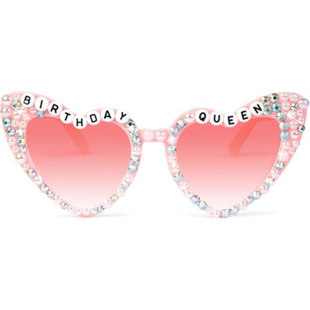 Fødselsdagsbriller til kvinder, fødselsdagsgavetilbehør 'Fødselsdagsdronning' Fødselsdagssolbriller til Tillykke med fødselsdagen
