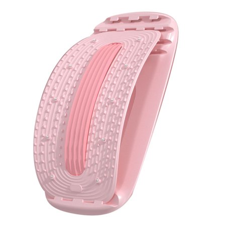 Selkänojatuoli Massager Alaselälle Lumbar-nojatuoli Magneetilla 4 Tasoa Selkälevy Miehille Naisille Vaaleanpunainen