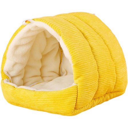 ING Lämmin riippuva lintutalo häkkiin, pehmeä muhkea riippumatto ja piilopaikka, viihtyisä nukkumispesä pienille linnuille, kuten undulaateille, 