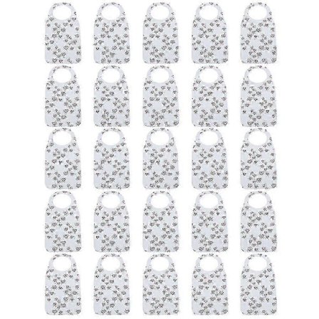 25 kpl Kertakäyttöisiä aikuisten ruokalappuja, hauskoja ruokalappuja sopivat grillijuhliin ja merenelävien ravintoloihin