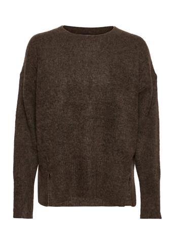 Cc Heart Alpaca Sweater Brown Coster Copenhagen
