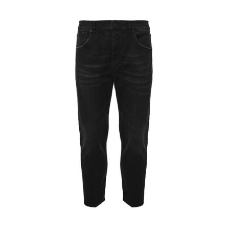 Dondup, Straight Trousers Zwart, Heren, Maat:W32