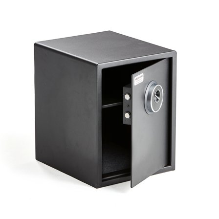 Safe MAYNARD mit Fingerabdruckkontrolle, 450 x 350 x 400 mm