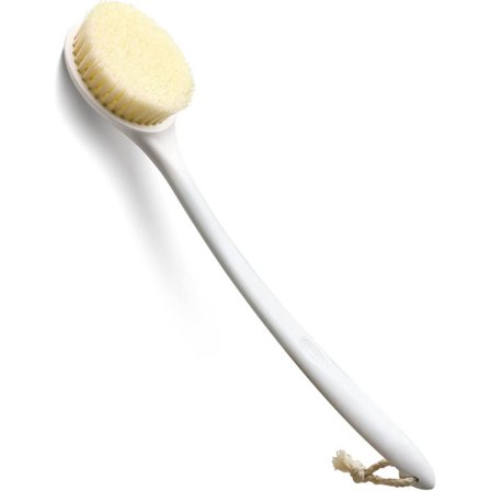 stk Brusebad Rygbørste Langt Håndtag, Blød Brusebad Rygbørste, Badebørste til Rygskrubning, Våd eller Tør Kropsrygbørste Egnet til Mænd og Kvinder