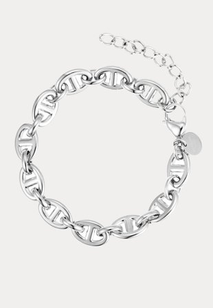 BY JOLIMA - Celine Chain Bracelet - Steel - Accessoarer - - Bubbleroom