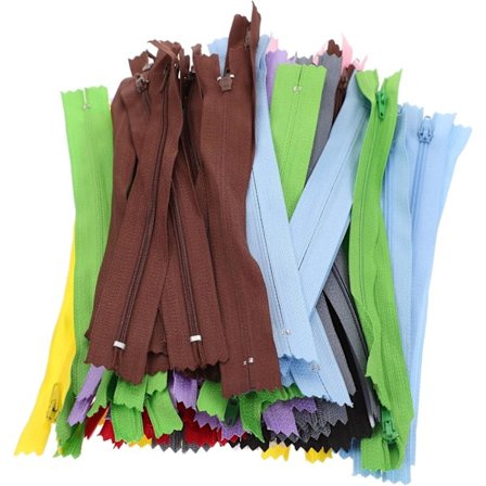 DIY Nylon Dragkedjor Storlek St. Förpackning Perfekt för Örngott Väskor Byxor Kjolar