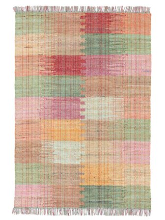 Quadrado Sorbet Chess Multicor Pequeno Tapete