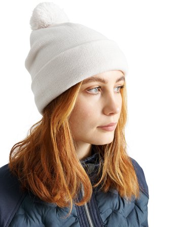 Abacus Edison Knitted Hat - White - ONE SIZE