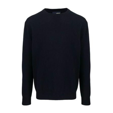 Lardini, Round-neck Knitwear Blauw, Heren, Maat:M