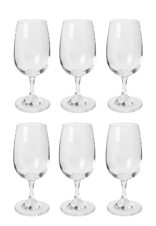 Chateau BONLION Vinprovarglas kristall BELLE 21 cl, 6-pack Vinglas Transparant ONESIZE