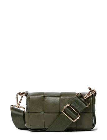 Iph Bag Braided Strap Unisex Khaki Green Ceannis