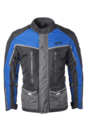 Kurtka Motocyklowa GMS Twister Neo WP Czarny/Niebieski L