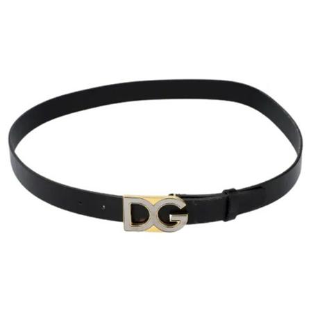 Dolce & Gabbana Pre-owned Pre-owned Læder baelter Sort, Dame Vintage Accessories, Størrelse: ONE Size