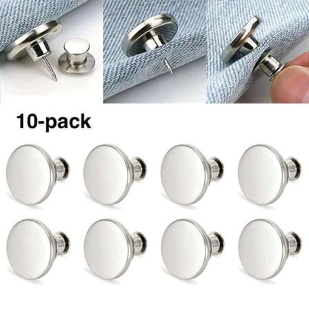 5-pakkaus ompelemattomia housunappeja - S d kokoa - Valkoinen Silver 10-pack