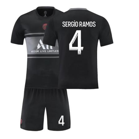 Paris 2 Borta Fotbollströja Set-svart M