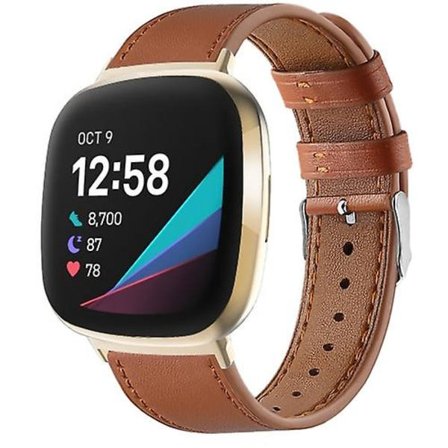 För Fitbit Versa 4 / Sense 2 Round Tail äkta watch VST