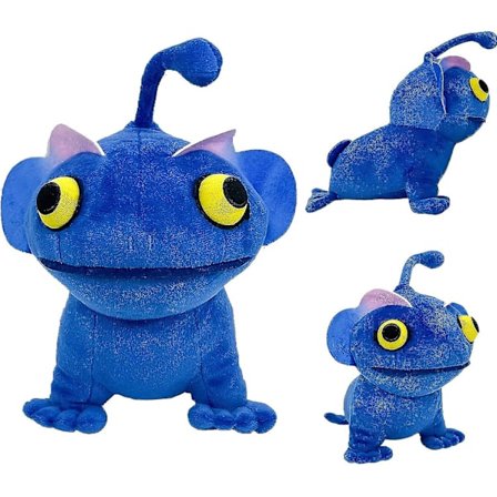 Tian Guan Ci Fu Blå Monster Plys Legetøj Blå Hav Udyr Plys Dukke 11.8in Blå Lanterne Fisk Plys Fyldt Dukke Gave Til Fan