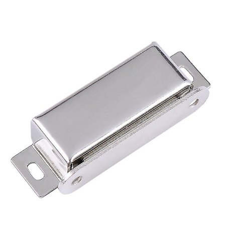 Magnetisk Dørgreb Magnetiske Dørgreb Til Skabe, Dørmagneter, Medium (4 stk - sølv)