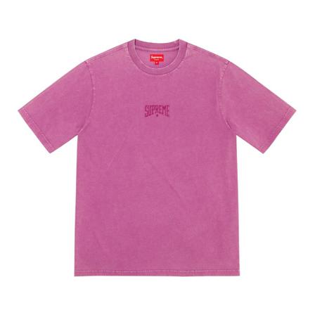 Supreme, T-Shirts Paars, Heren, Maat:2XL,Cotton