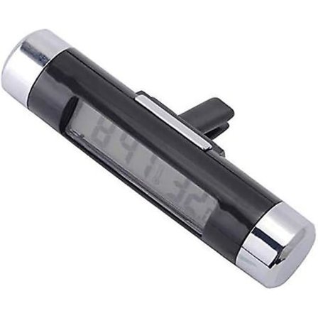 Universal Digital Dashboard Ur med Justerbar LCD-skærm Temperaturvisning 12/24h Tilstand og Ba