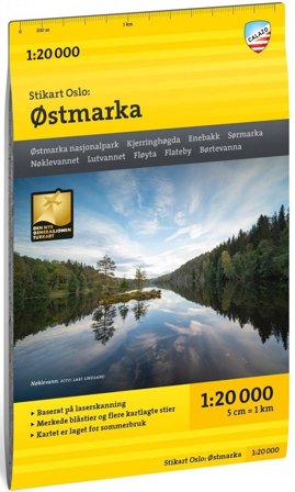 Calazo Stikart Oslo: Østmarka 1:20.000