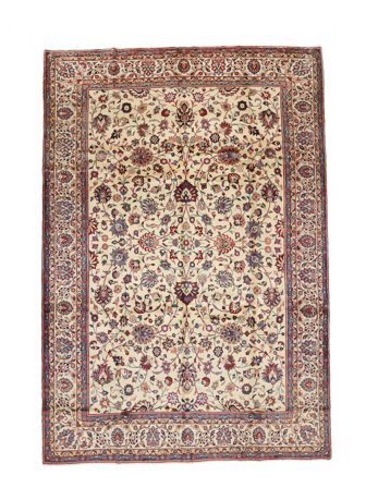 272X376 Tappeto Orientale Yazd Marrone/Beige Grandi (Lana, Persia)