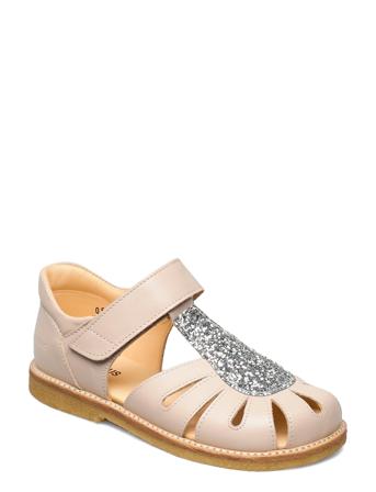 Sandals - Flat - Closed Toe - Shoes Summer Shoes Sandals Sølv ANGULUS