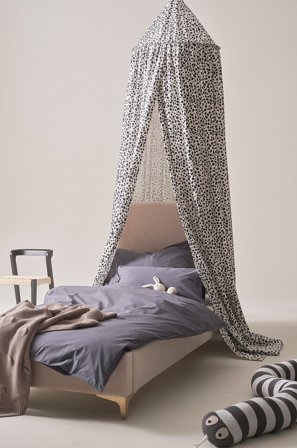 Jotex - Sengehimmel Hvit/svart - DALMATINA - Kjøp Sengehimler hos Jotex