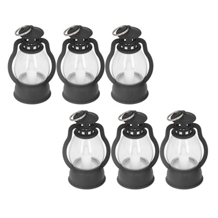 6 st Elektriska Lyktor Vintage Lampa Batteridriven Lampa Hem