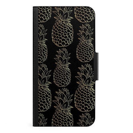 Naive iPhone 13 Pro Max Plånboksfodral - Pineapple