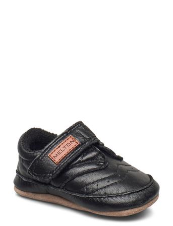Cotton Socks With Anti-Slip Black Melton