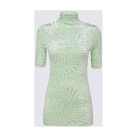 Jil Sander, T-Shirts Groen, Dames, Maat:S