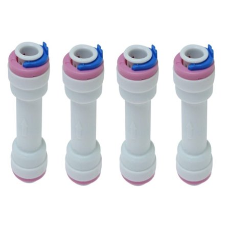 4 stk tilbakeslagsventil 1/4" enveis skyvpasning rett