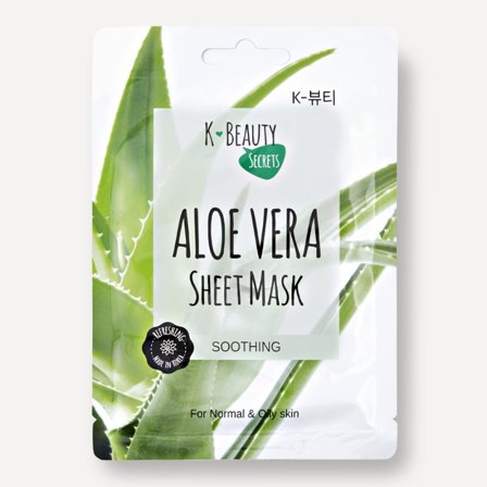 K Beauty Secrets Beauty Aloe Vera Sheet Mask 18.0g