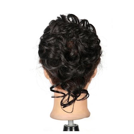 Långt hår Bulle Wrap Around Scruchie-hårstycke