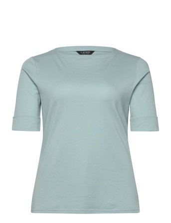 Lauren Women | Stretch Cotton Boatneck Top | 46-48