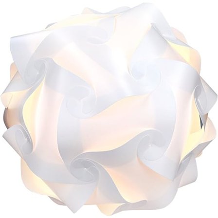 /EA/Pussellampe - IQ-loft- eller sengelampe - Hvid l