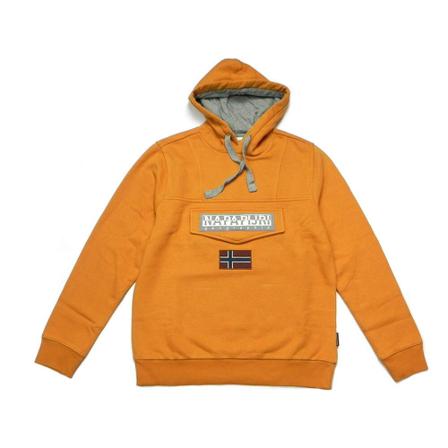 Napapijri Hoodie Orange, Herre, Størrelse: S