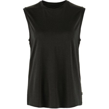 Fjällräven Abisko Wool Tank Haut XXS - female - Black - T-Chemises & tank Hauts