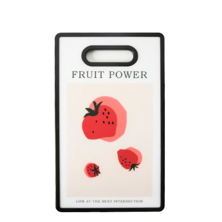 Akryl Multifunktionell Lättrengjord Skärbräda för Frukt Barn Kompletterande Mat Kök Jordgubbe Fyrkantig