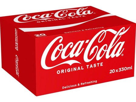 Coca-Cola Dricka Burk 33cl - Lyreco - Kök och servering - Dryck - Drickor