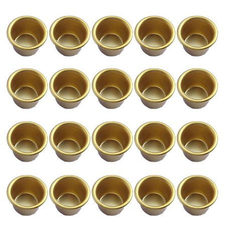 20-pack metall ljusinsats hållare set, kompatibel med träd DXGHC