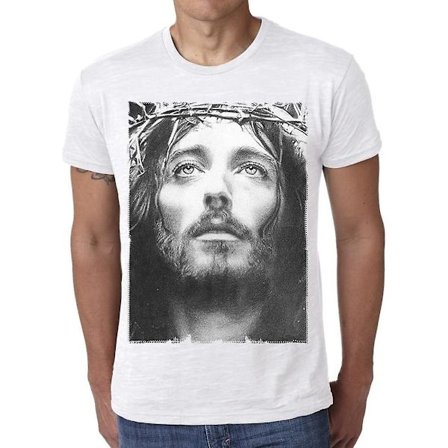 Jesus Christ T-shirt herr - Vit, M