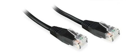 MicroConnect nettverkskabel - 25 cm - svart